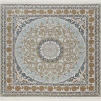 Иранский ковер Shahname 1200 129 Бежевый квадрат
